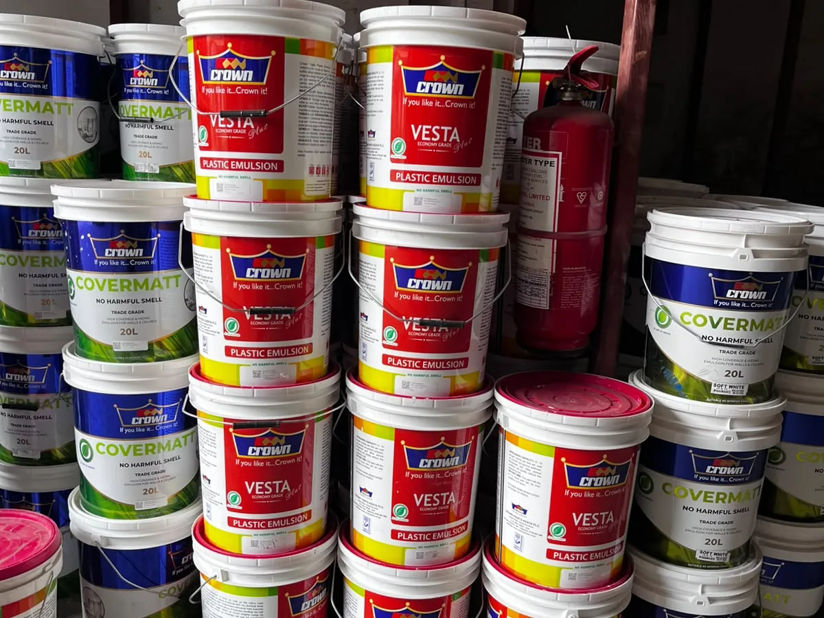 Crown & Basco Paints supplied by Denset Supplies Ltd