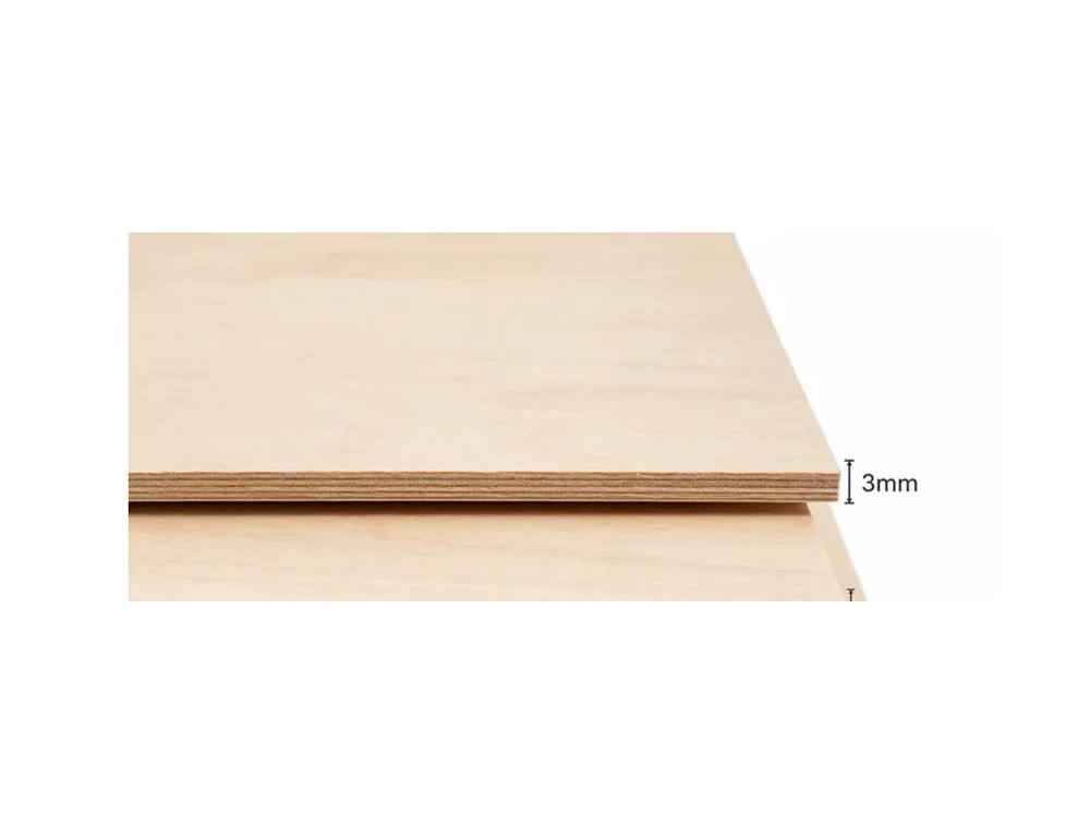 Plywood 3 mm supplied by Denset Supplies Ltd